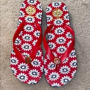 Brand new Tory burch flip flops